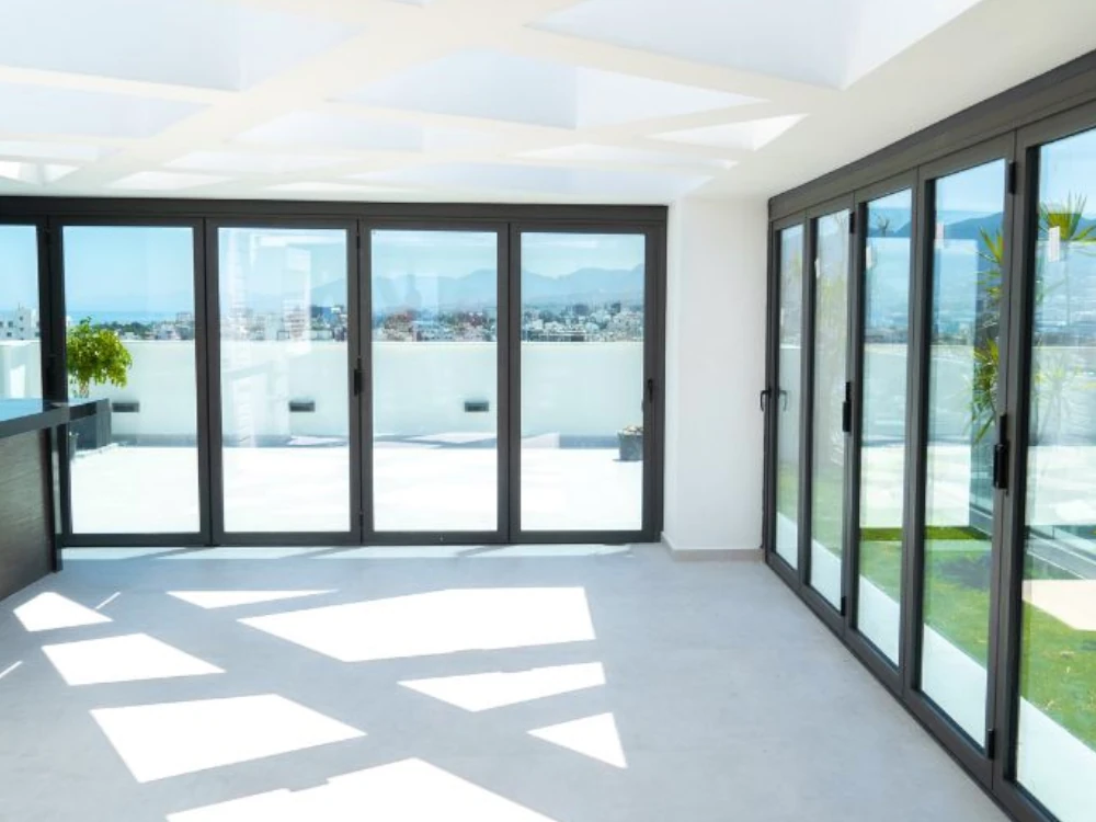 Aluminium door detail