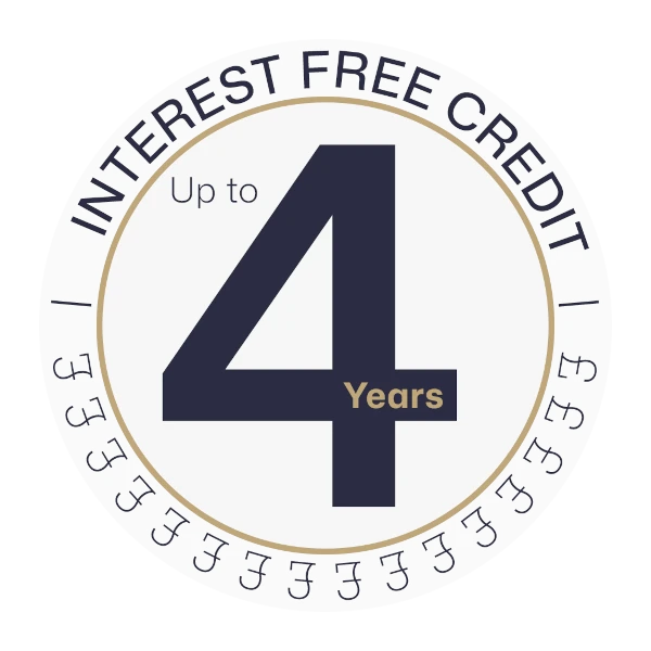 4 Years Interest Free Credit