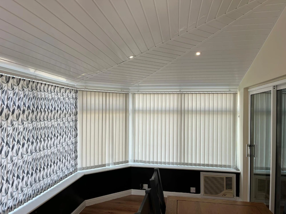 uPVC conservatory roof insulation finish