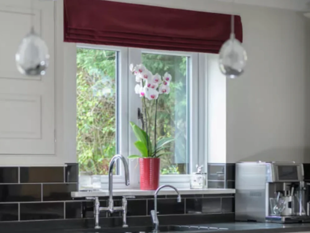 uPVC windows installed in a home
